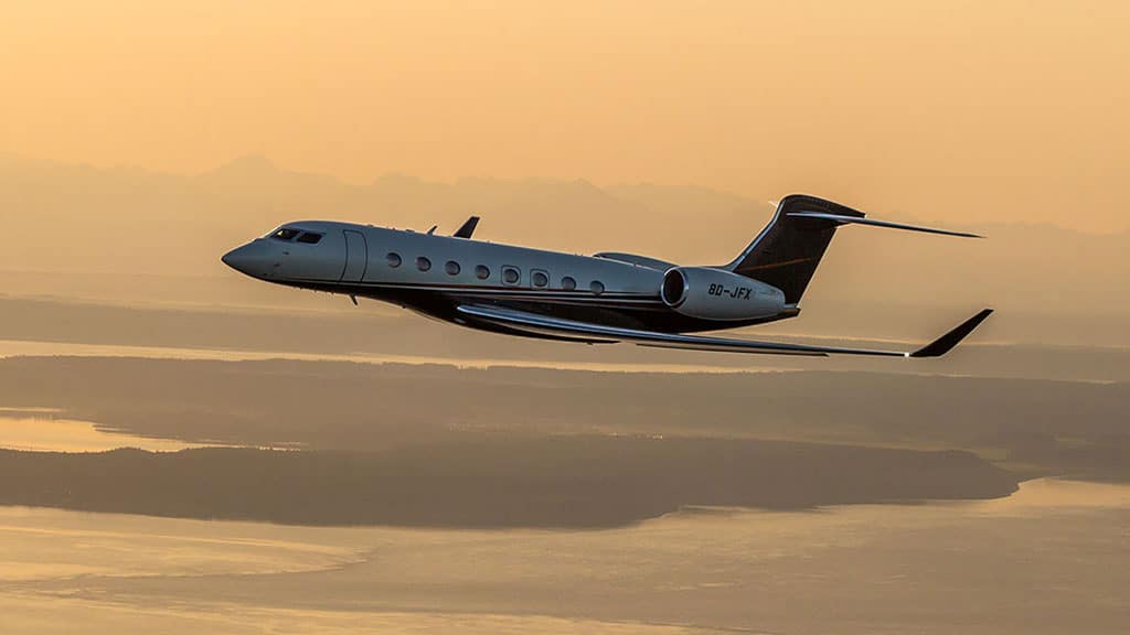 G650 in Flight